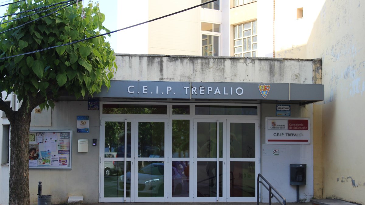 Entrada al colegio Trepalio, en San Andrés.