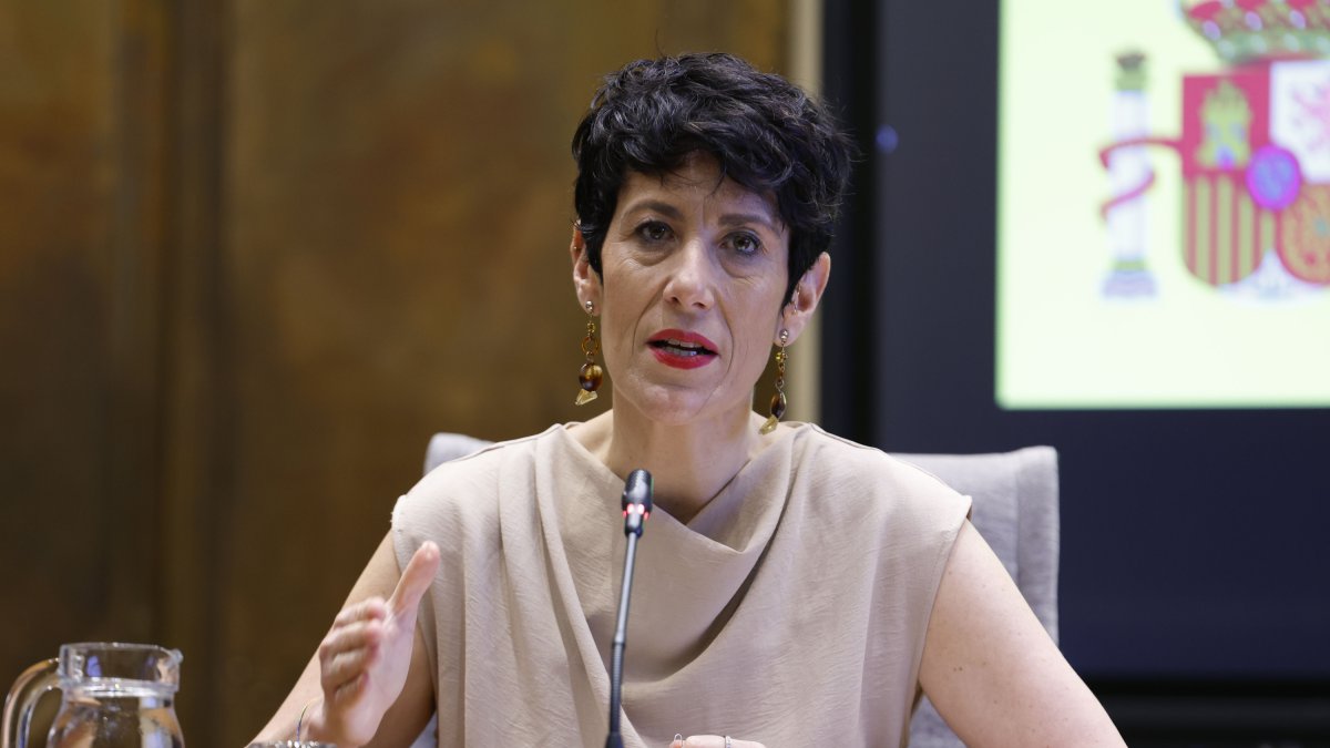 La ministra de Inclusión, Seguridad Social y Migraciones, Elma Saiz.