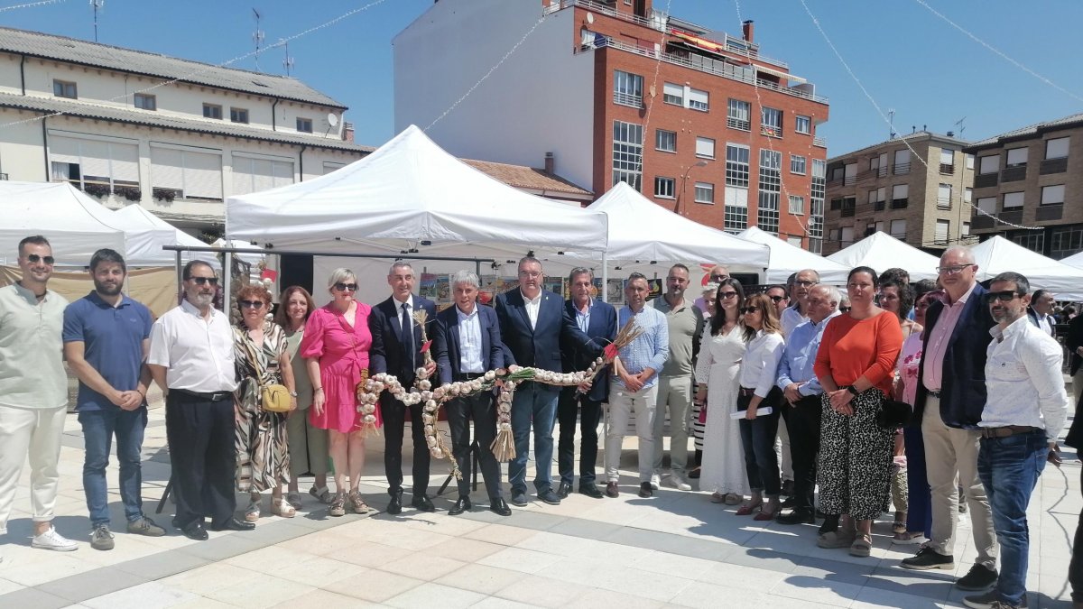 Inauguración de la la XXXIII Feria Municipal Agroganadera y del Ajo de Veguellina de Órbigo.