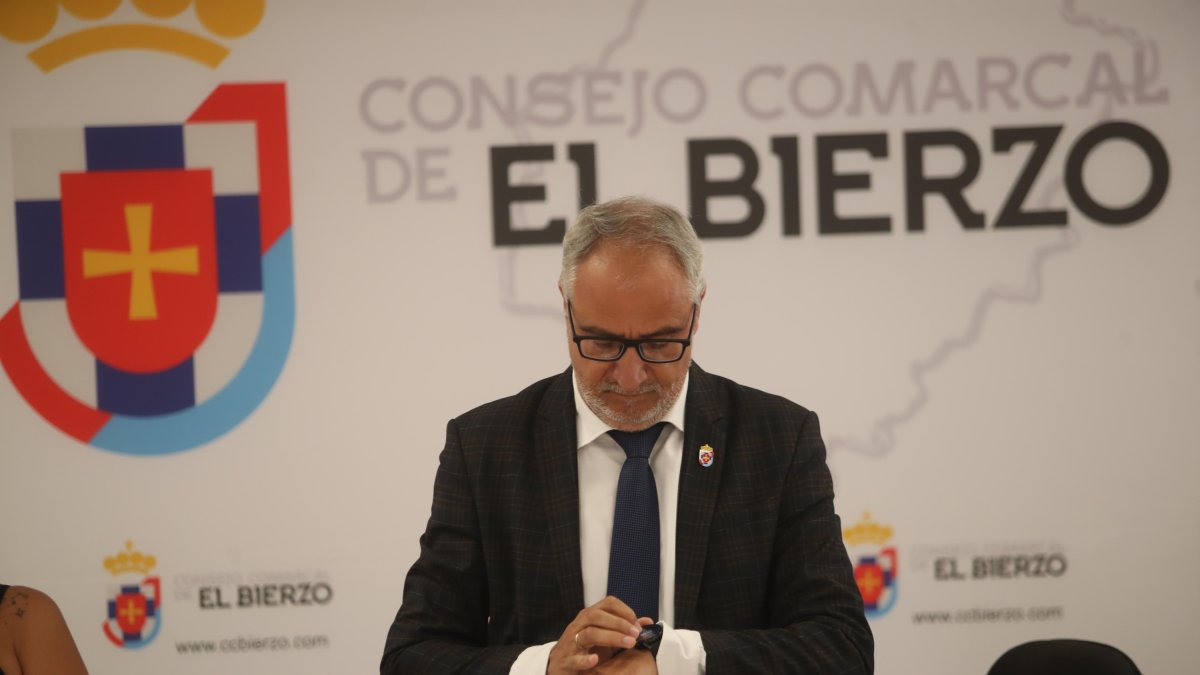 Olegario Ramón, en el Pleno de este martes.