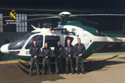 La Unidad Aérea de León de la Guardia Civil.