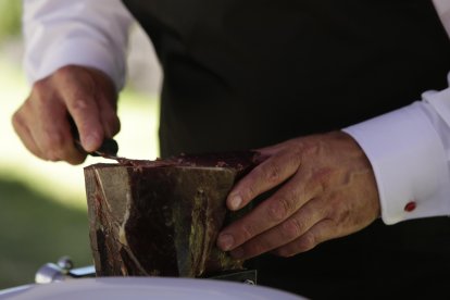 Un cortador profesional en una imagen de archivo.