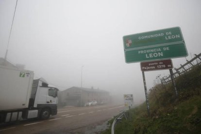 Tráfico en la carretera N630 debido al derrumbamiento de la autopista AP-66.