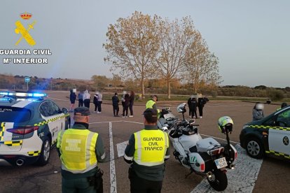 Operativo de la Guardia Civil.