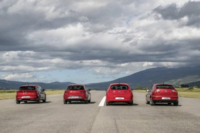 Coches Seat León.