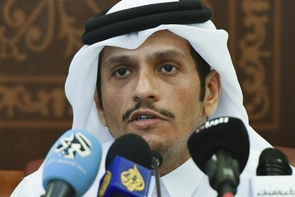 Foto de archivo del primer ministro y ministro de Exteriores de Catar, Mohamed bin Abderrahmán. EFE/Noushad Thekkayil