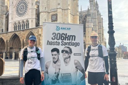 Hanna Patramanska y Adrián San Emeterio en la Catedral.