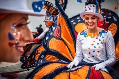 Imágenes del colorido del último desfile de Carnaval que recorrió las calles de Fabero.