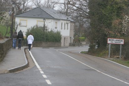 El accidente se registró en el término municipal de Berlanga del Bierzo. ANA F. BARREDO