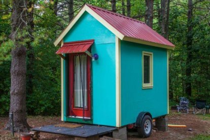 Una tiny house de Estados Unidos.