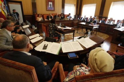 Pleno en el Ayuntamiento de León en el anterior mandato. RAMIRO