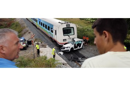 Estado en el que quedó el vehículo. EL PROGRESO DE LUGO