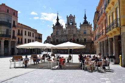 Plaza mayor de Astorga. A.R.