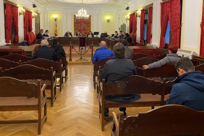 Un momento del juicio, celebrado en la Audiencia Provincial el pasado mes de diciembre. MAZ