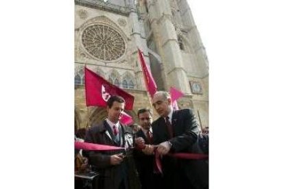 Un momento de la inauguración de la Catedral a cargo de la UPL