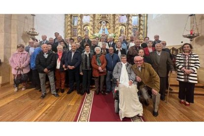 El acto comenzó con una misa en la parroquia Nuestra Señora de la Asunción . DL