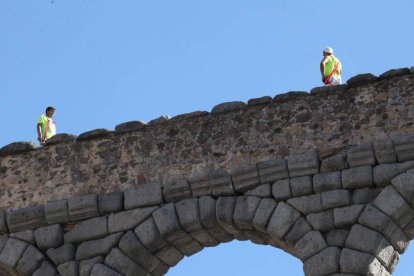 Las obras de restauración avanzan a buen ritmo.