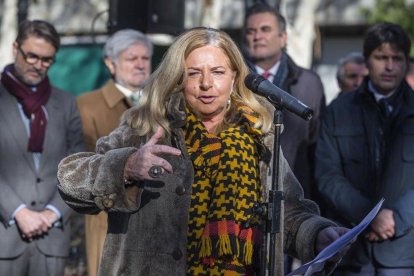 Consuelo Ordóñez, en un acto en Valencia.