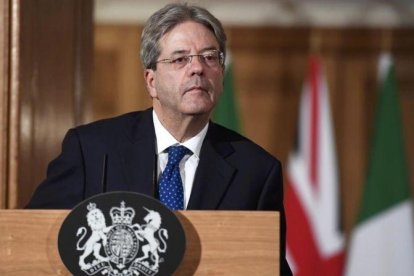 El actual primer ministro italiano, Paolo Gentiloni, dirigía el Ministerio de Exteriores cuando se produjo el masivo ciberataque.