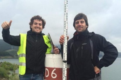 Guillermo Estévez y Pablo García en su etapa universitaria. DL