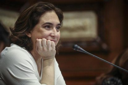 Ada Colau, a finales de junio.