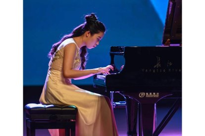 La joven pianista prodigio Xing Chang. DL