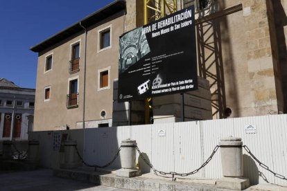 El Museo de San Isidoro que lleva más de un año en obras y que ha sufrido retrasos por los hallazgos arqueológicos que han aparecido. FERNANDO OTERO