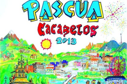 El cartel que anuncia la Pascua 2013, de Manuel R. Cascallana.