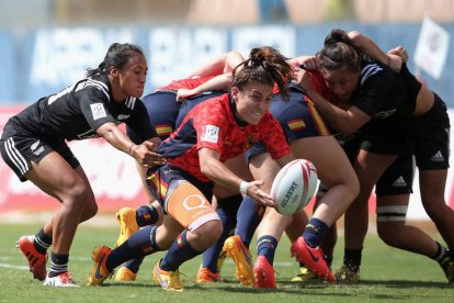 La jugadora internacional coyantina María Casado. SARA CAMPOS