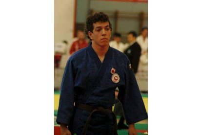 Alejandro Escobar en el Campeonato Nacional de Judo