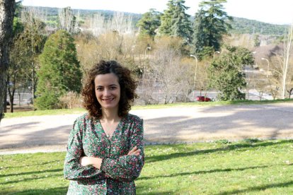 La investigadora leonesa Marta Shahbazi Alonso, durante su descanso navideño antes de volver a su laboratorio en Cambridge. BENITO ORDÓÑEZ