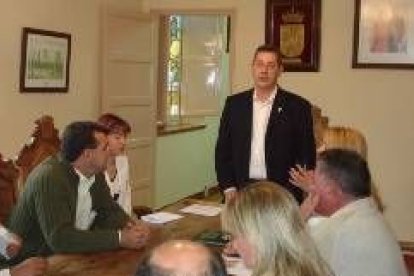 José Carlos de Marco, durante su toma de posesión como alcalde de Sabero