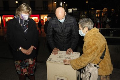 Argelia Cabado, José Antonio Diez y Encina Gutiérez. FERNANDO  OTERO