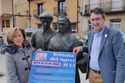 Álvarez de la Varga y Martínez Majo presentaron el cartel. MEDINA