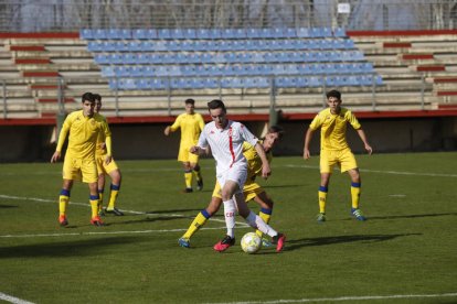 Partido de fútbol división de honor juvenil Cultural Leonesa - Alcorcón. F. Otero Perandones.