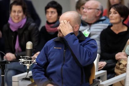 El etarra Sergio Polo, durante el juicio celebrado en la Audiencia