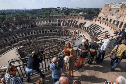 El Coliseo romano sigue ofreciendo sorpresas y desde noviembre se podrán visitar los dos niveles más altos. ALEXANDRO DI MEO