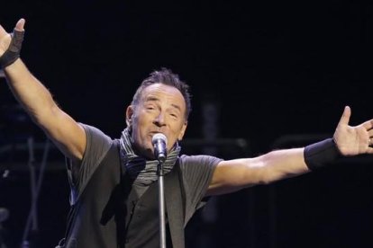 Bruce Springsteen, durante un concierto en Cleveland, el 23 de febrero.