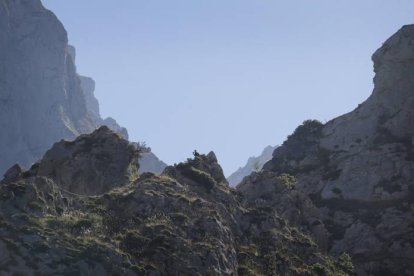 Uno de las estampas de Picos de Europa en la provincia de León.