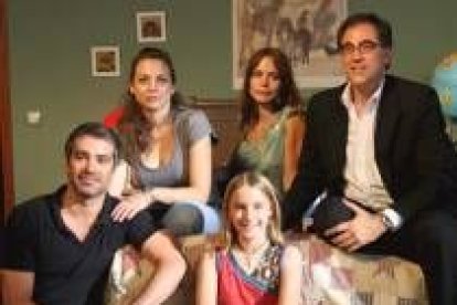 El director Jordi Llompart, Verónica Blume, Leonor Watling, Adriá Collad y Eva Gerretsen