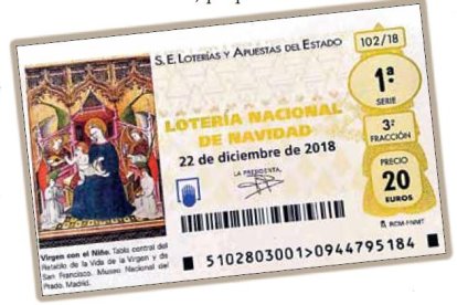 El retablo de Nicolás Francés, la joya leonesa que custodia El Prado y que ilustra los billetes de la Lotería de Navidad. DL