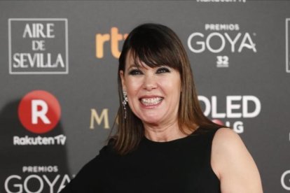 La documentalista Mabel Lozano, en la ceremonia de los premios Goya 2018.