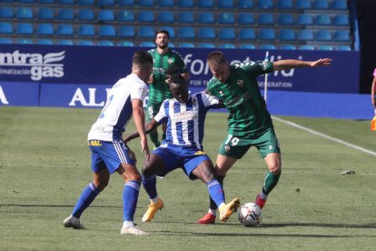 Imagen del último partido de la Ponferradina. ANA F. BARREDO