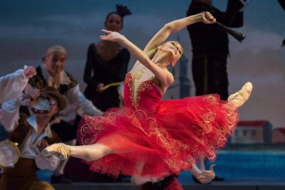 Una de las coreografías que podrán verse durante el espectáculo del ballet en el Auditorio