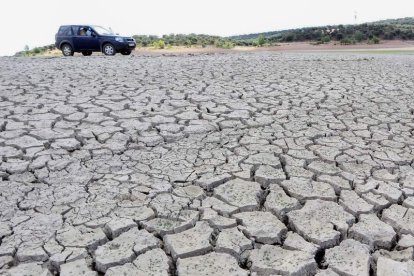 Estado actual del embalse de Ricobayo. MARIAM A MONTESINOS