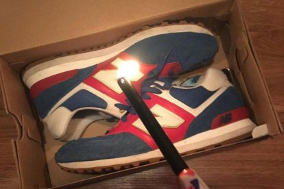 Protesta contra las New Balance por supuesto apoyo a Trump.