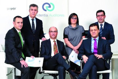 Los socios de Evidentia Auditores, un equipo que aporta un carácter multidisciplinar a la firma.