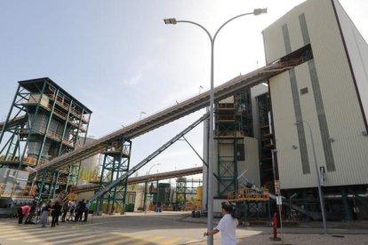 Instalaciones preparadas para hidrógeno verde en Ciuden, en una imagen de archivo. L. DE LA MATA