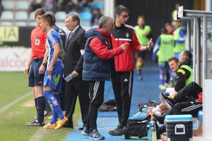 Rubén, tras la expulsión de Díaz el pasado domingo.