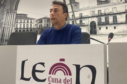 Eduardo Tocino, concejal del PP en el Ayuntamiento de León. DL